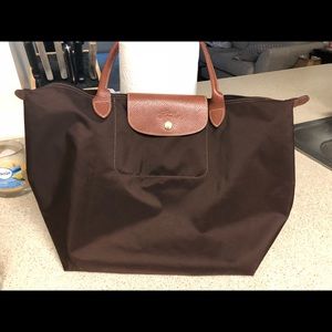 Le Pliage Large Nylon Shoulder Tote